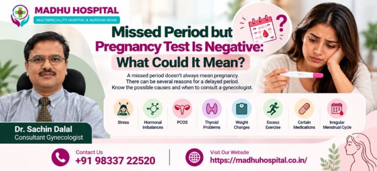 Missed Period Negative Pregnancy Test | Madhu Hospital